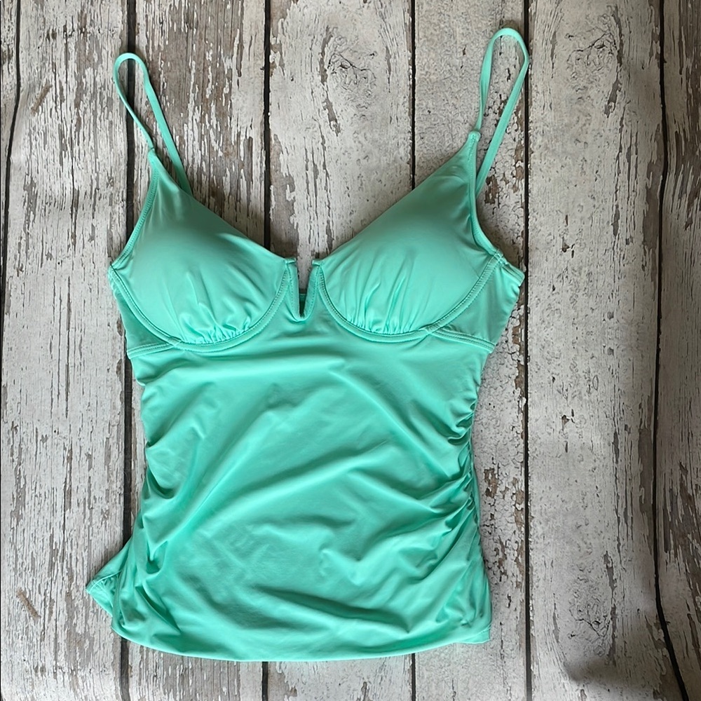 Anne Cole Side Ruched Tankini - Sz L